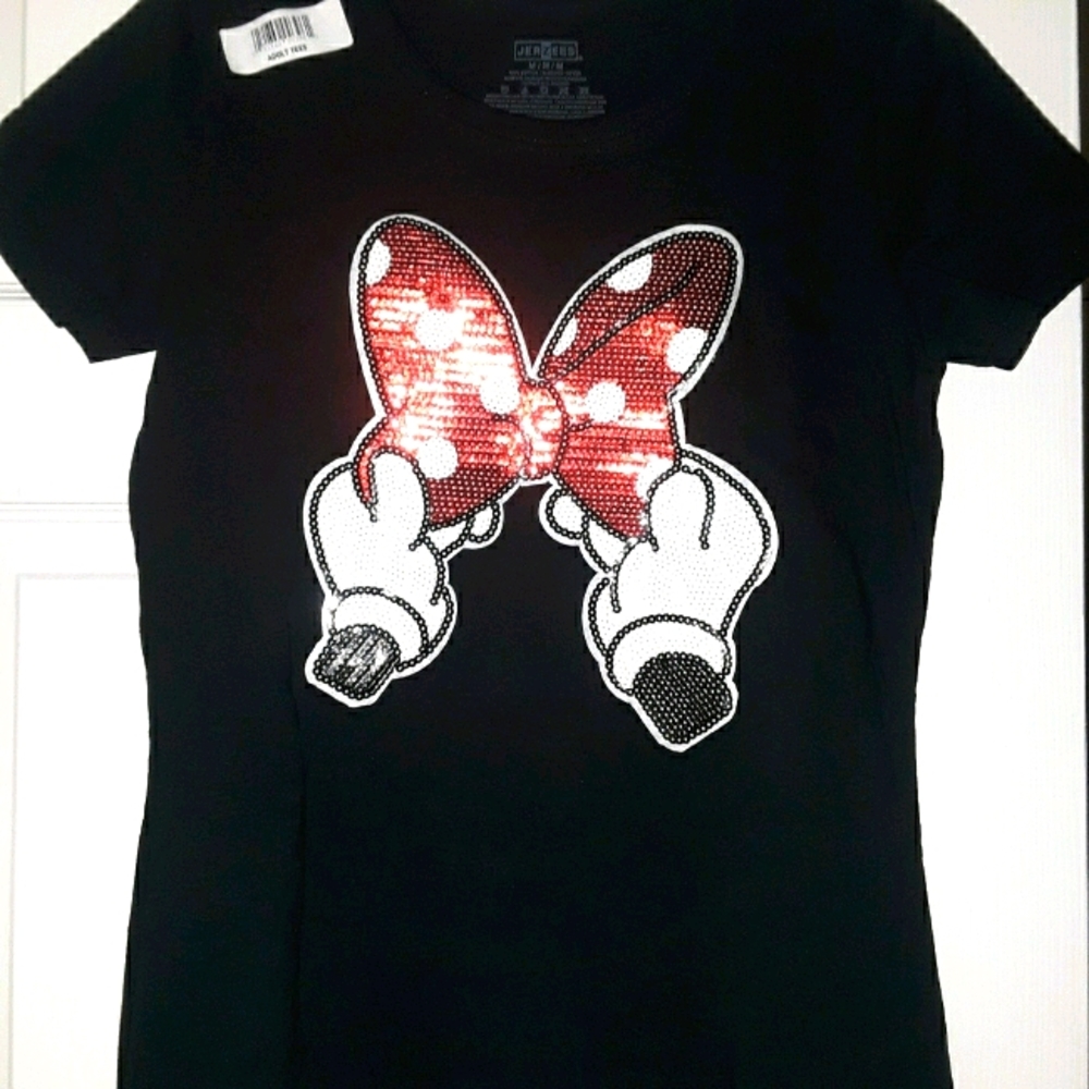 Miniee Mouse T-shirt for Wome's Purple Size S
